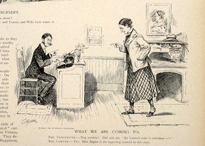 What We Are Coming To, from Puck, April 27th 1898