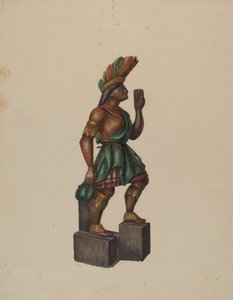 Cigar Store Indian by Walter Hochstrasser