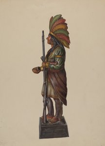 Cigar Store Indian, c. 1936