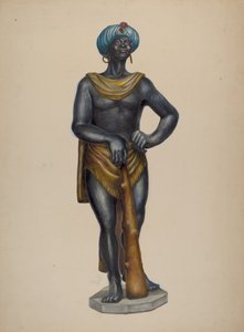 Nubian Slave Figure