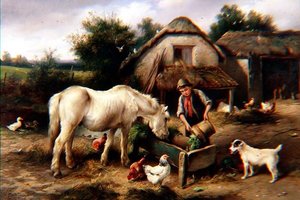 A Devonshire Farm Yard