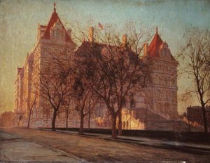 State Building, Albany, New York State by Walter Launt Palmer