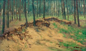 Forest Piece with Sand Pit by Walter Leistikow