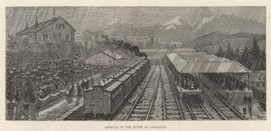 Arrival of the Queen at Lausanne by Walter Paget