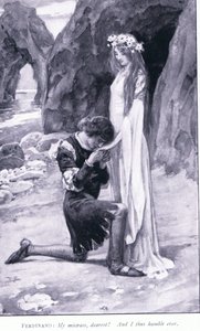 Ferdinand: My Mistress, Dearest! And I Thus Humble Ever by Walter Paget