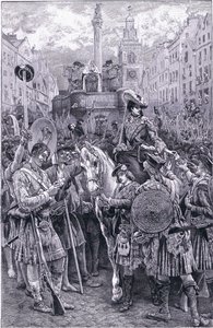 Proclamation of the Old Pretender as King James VIII at the Edinburgh Cross