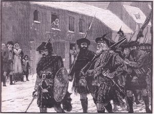 Retreat of the Highlanders AD 1716 by Walter Paget