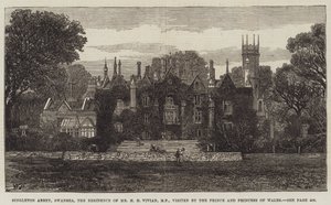 Singleton Abbey, Swansea, the Residence of Mr H H Vivian, MP, visited by the Prince and Princess of Wales