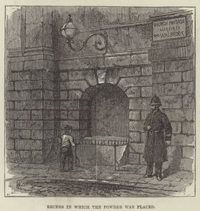 The Attempt to blow up the Mansion House by Walter Paget