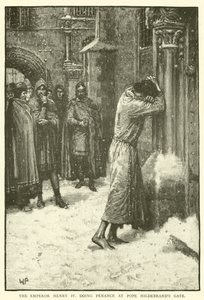 The Emperor Henry IV Doing Penance at Pope Hildebrand