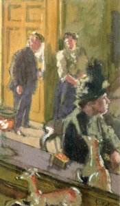 A Few Words, off to the Pub by Walter Richard Sickert