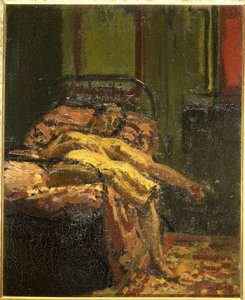 Girl on a Bed, Mornington Crescent