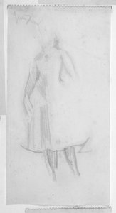 Sketch of a female figure