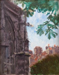 St Rémy: Apse of the Church by Walter Richard Sickert