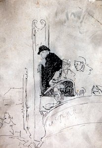 The Gallery of the Old Bedford, c.1895-1900 by Walter Richard Sickert