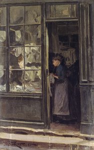 The Laundry Shop by Walter Richard Sickert