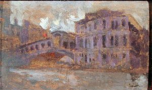 The Rialto Bridge and Palazzo Camerlenghi