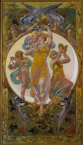 Easter Greetings by Walter Shirlaw