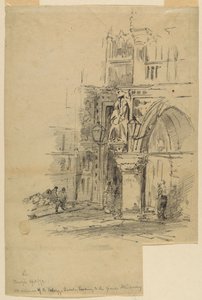 Porta della Carta, Palazzo Ducale, Venice by Walter Shirlaw