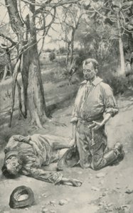 King Watching the Last Moments of Burke by Walter Stanley Paget
