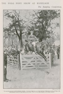 The polo pony show at Ranelagh, the jumping competition by Walter Stanley Paget