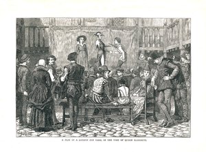 A Play in an Elizabethan London Inn Yard