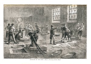 The Interior of the Mint from a Drawing of About 1800, 1878 by Walter Thornbury