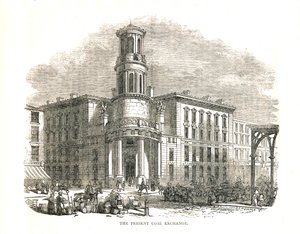 The Present Coal Exchange, opened by Prince Albert in 1849, Thames Street