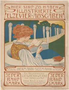 Poster of Publisher Hermann Seemann Nachfolger by Walter Tiemann