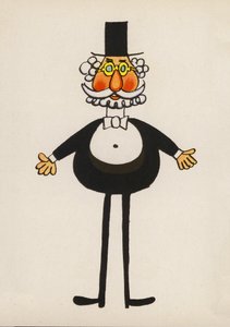 One of Walter Trier’s Crazy People by Walter Trier