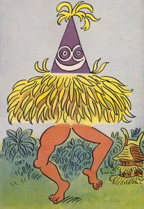 Walter Trier’s Crazy Costumes: South Sea, Duk Duk Dancer by Walter Trier