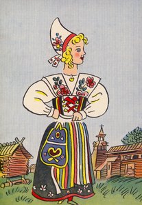 Walter Trier’s Crazy Costumes: Sweden by Walter Trier