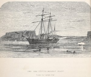 The Fox Leaving Beachey Island, 1859 by Walter William May
