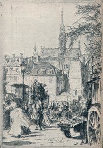 Place St. Michel, Paris, c1913