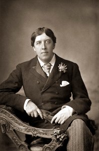Oscar Wilde, Irish writer, wit and playwright, c. 1890