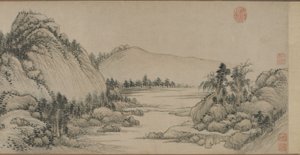 Dwelling in the Fuchun Mountains after Huang Gongwang, Qing Dynasty, 1672 by Wang Hui