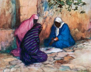 A Fortune-Teller by Warwick (after) Goble
