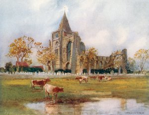 Crowland Abbey by Warwick (after) Goble