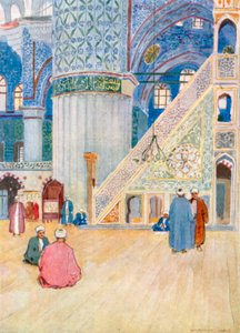Interior of the Mosque of Sultan Ahmed I