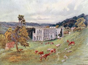 Rievaulx Abbey from the South-East by Warwick (after) Goble