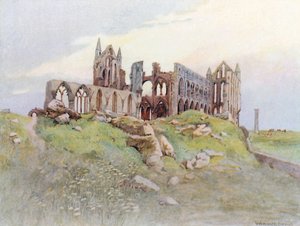 Whitby Abbey from the South-West by Warwick (after) Goble