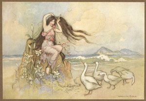 Marziella on the Seashore from, The Two Cakes