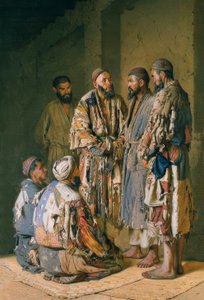 Political Discussion in the Opium Den by Wassili W. Werestschagin