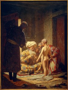Sale of a Slave Boy by Wassili W. Werestschagin