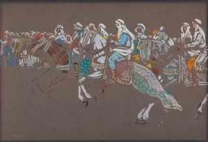Arab Cavalry by Wassily Kandinsky