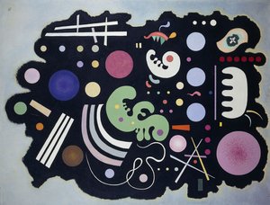 Black Patchwork by Wassily Kandinsky