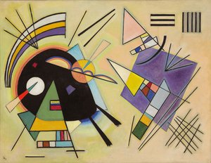 Black and Violet by Wassily Kandinsky