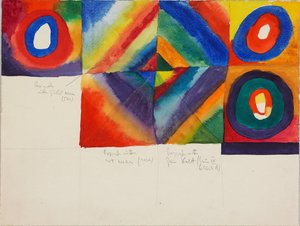Color Studies with Information on the Technique of Painting, 1913 by Wassily Kandinsky