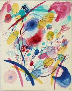 Composition in Red, Blue, Green and Yellow, 1913