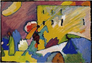 Study for Improvisation 3, Painting by Vassily Kandinsky by Wassily Kandinsky